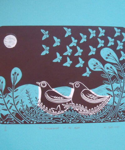 The Enchantment of the Moon - turquoise