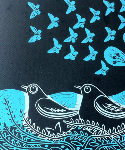 Alternative view of The Enchantment of the Moon - turquoise