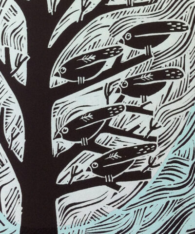 Waiting to Fly - aquamarine. One print available unframed - Image 3