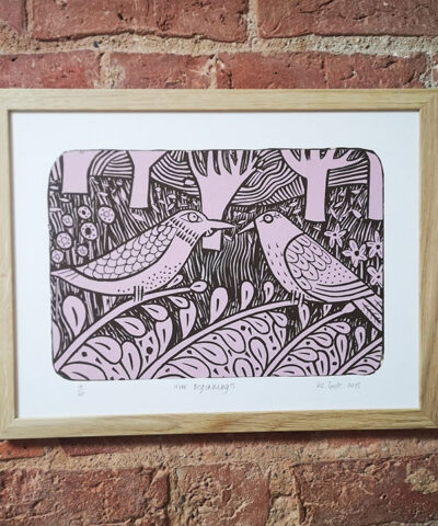 New Beginnings. Screenprint