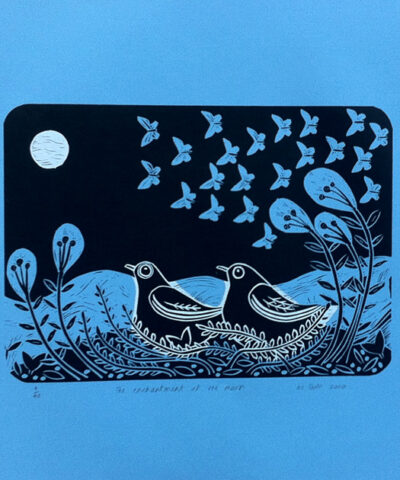 The Enchantment of the Moon - blue