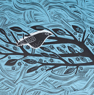 Alternative view of The look Out Branch - powder blue
