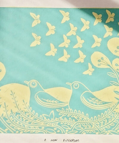 Alternative view of A New Direction - lemon yellow.