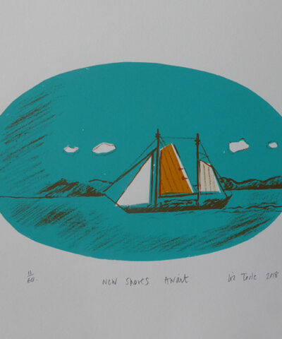 New Shores Await. Night time.