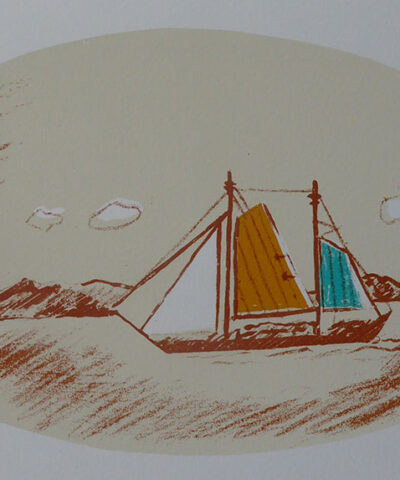 Alternative view of New Shores Await. Daytime.