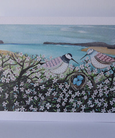 Alternative view of Our Nest. Greetings card.
