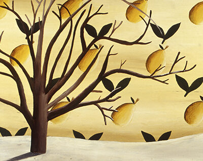 The Pear Tree. Greetings card.
