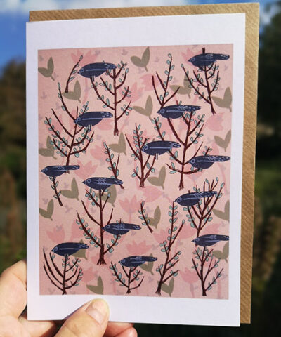 Alternative view of Thinking Ahead. Greetings card