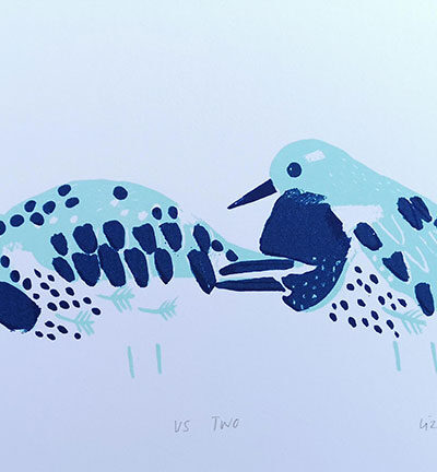 Alternative view of Us Two blue