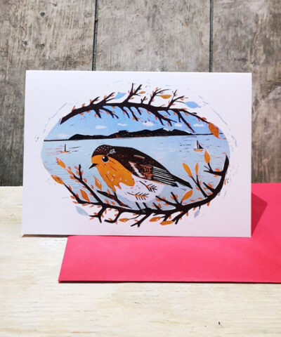 New Beginnings. Robin. Greetings card