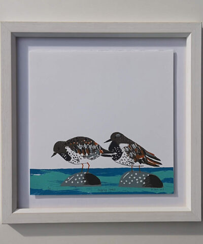 Alternative view of Stepping Stones. Framed