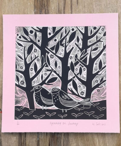 Alternative view of Beginning the Journey pink.