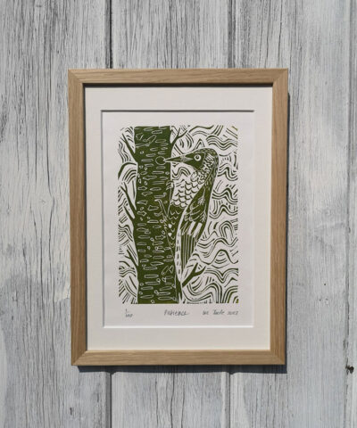 Patience. Handmade frame.