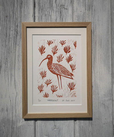 Watchfulness. Handmade frame.