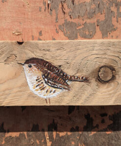 Neville the Wren. Shropshire reclaimed wood.