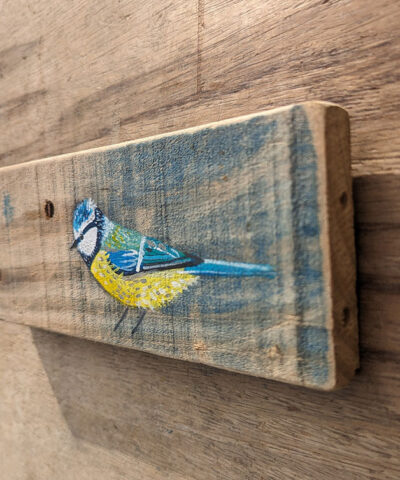 Horace the Blue tit. Welsh driftwood - Image 4