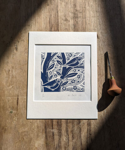 Alternative view of Tree Tapestry framed