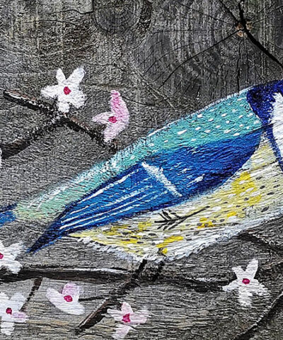 The Blossoming of Esmerelda. Greetings card
