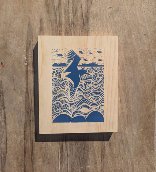 Fly High 3. Screenprint on a wooden panel. 10% discount until Monday 18th August - Image 2