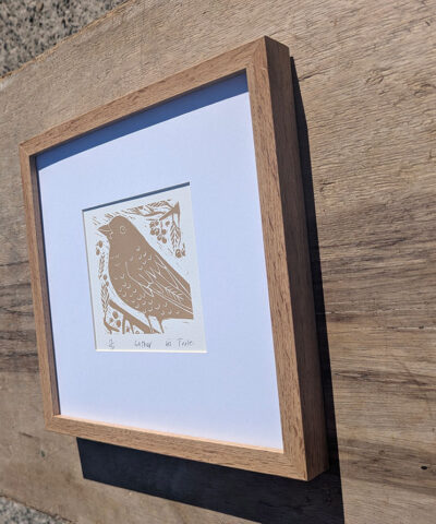 Alternative view of Gather. Framed screenprint