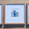 3 x framed screenprints. Rest, Gather, Strength