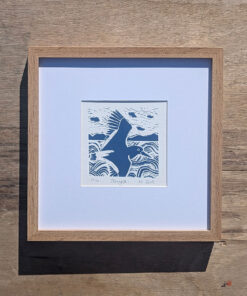 Strength. Framed screenprint