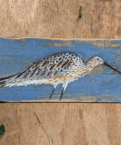 Lillith the Curlew. Reclaimed Welsh wood