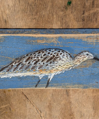 Lillith the Curlew. Reclaimed Welsh wood - Image 3