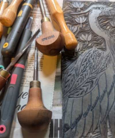 Alternative view of 1-2-1 Ticket - Linocut Workshop