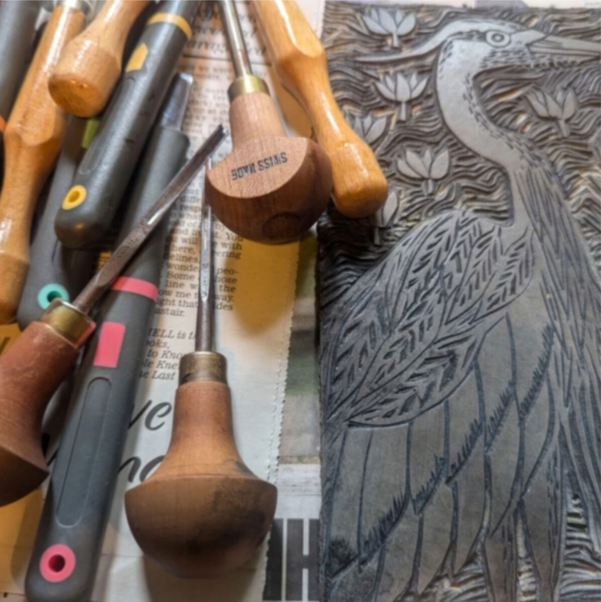 1-2-1 Ticket - Linocut Workshop - Image 2