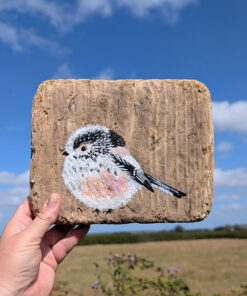 Vivian the Long Tailed Tit. Welsh drfitwood - Image 3