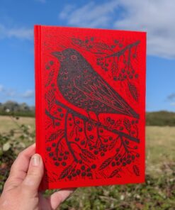 1 x hand printed blackbird hardback note/sketchbook. Only an edition of 40