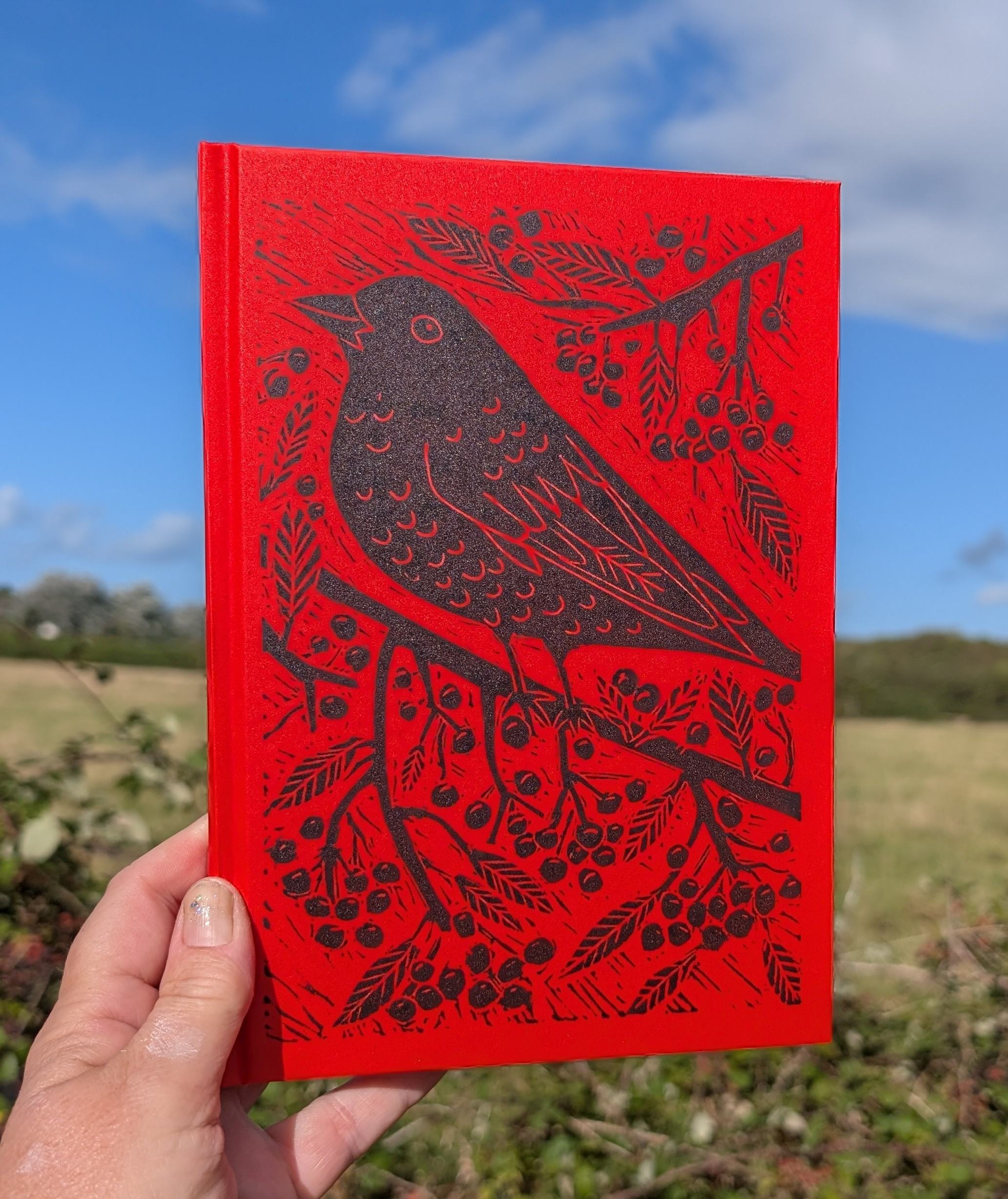 4 x hand printed blackbird hardback note/sketchbook. Only an edition of 40 - Image 3